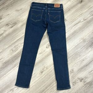 Levi’s Women’s 311 Shaping Skinny Red Tab Classic Dark Blue Stretch Denim Jeans